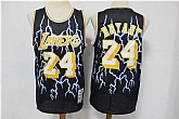 Lakers 24 Kobe Bryant Black Hardwood Classics Lightning Limited Edition Jersey,baseball caps,new era cap wholesale,wholesale hats